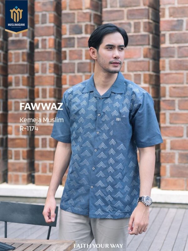 kemeja muslim fawwaz r 1174