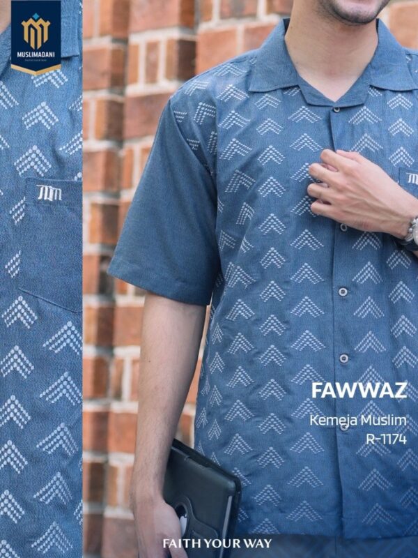 kemeja muslim fawwaz r 1174